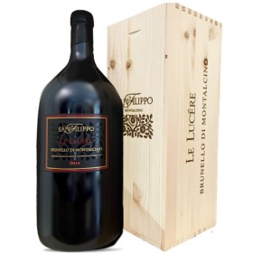 Brunello di Montalcino Docg Le Lucére Jéroboam Cassa Legno 2018 San Filippo Montalcino 3 L