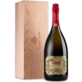 Franciacorta Cabochon Fuoriserie Jeroboam 2014 Monte Rossa Cassa Legno