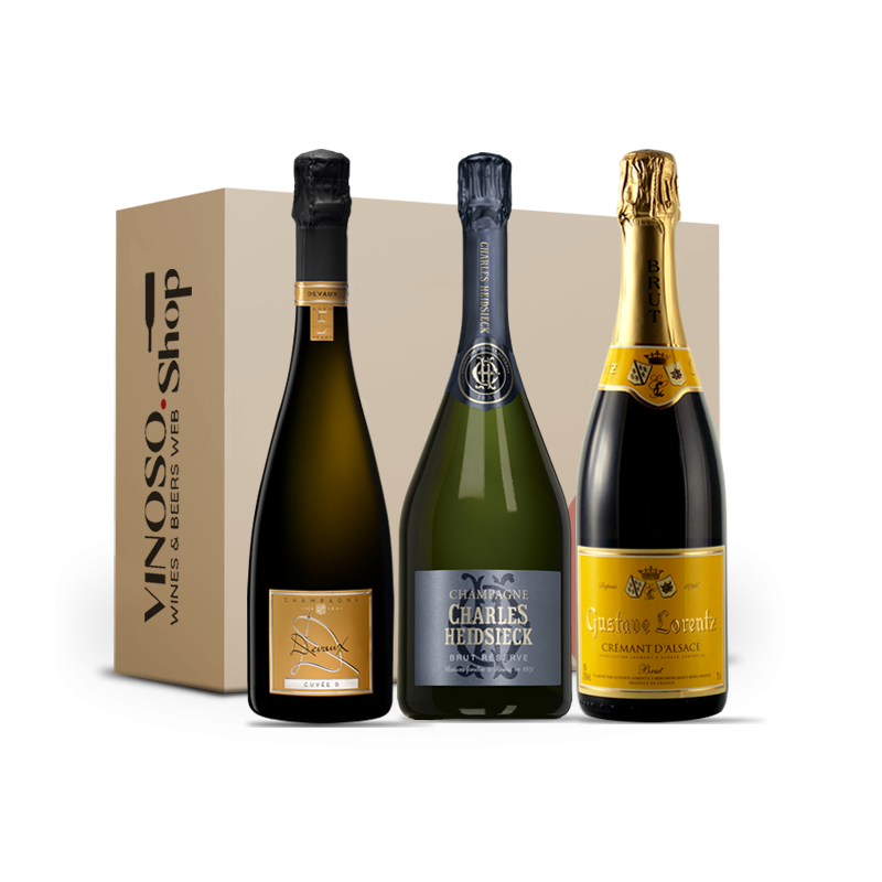 Tasting Box 3 Bottles – French Brut Sparkling: 3 Selected Cuvées