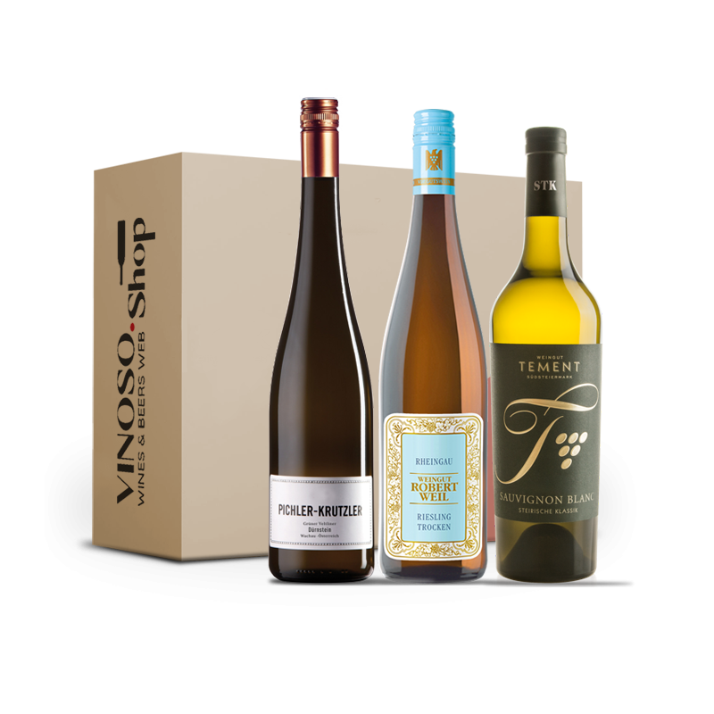 Tasting Box 3 bottiglie – Grandi Bianchi del Nord: Grüner Veltriner, Riesling & Sauvignon